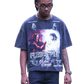 Flesh v Spirit  distressed tee